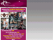 Tablet Screenshot of lichfieldhealthandfitnessclub.co.uk